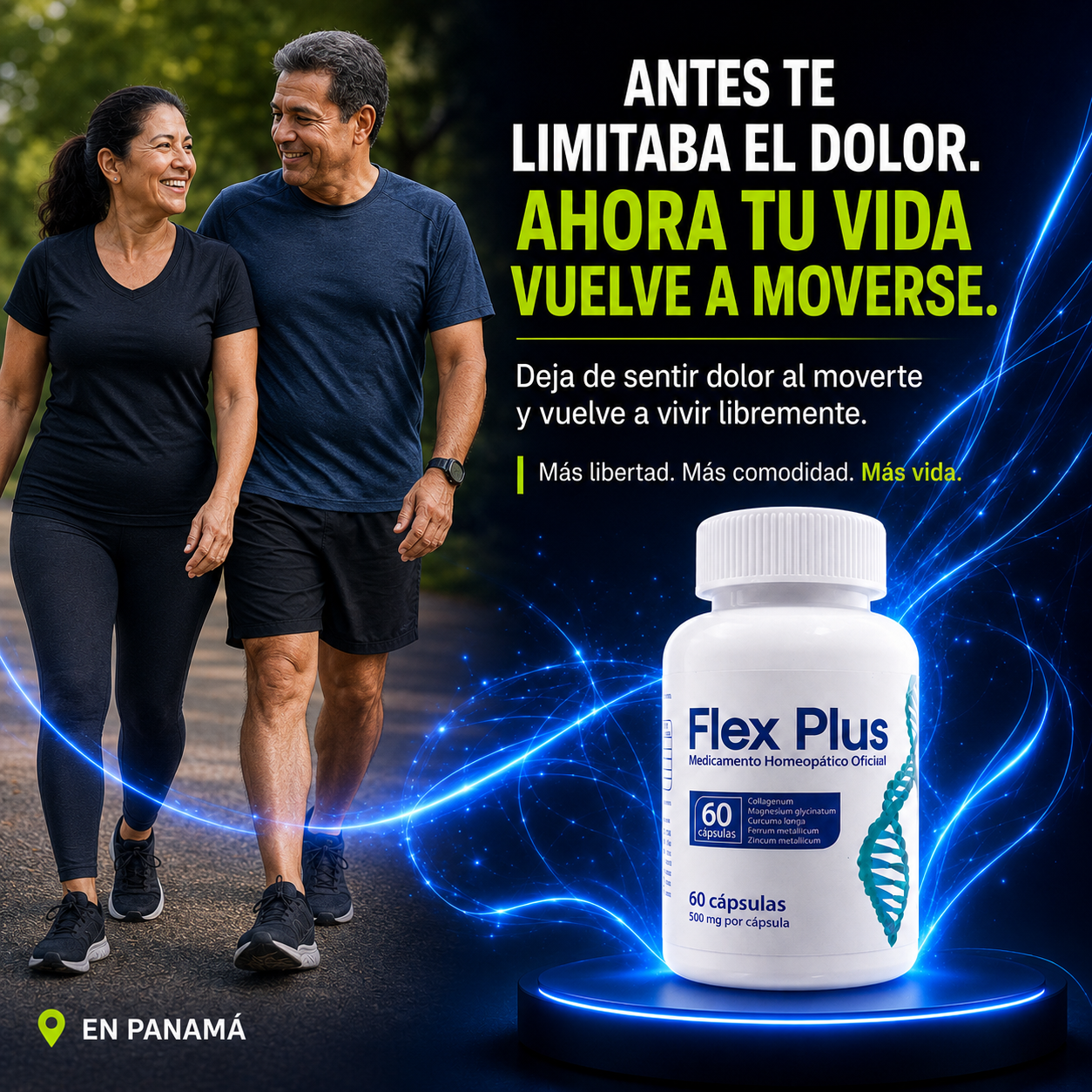 Flex Plus® Importado – Fórmula Avanzada para Solución Integral de Dolores Articulares