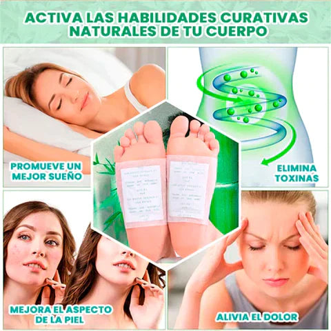KINOKI DETOX NOCTURNO™ Parches Orientales de Bambú para el Bienestar de tus Pies
