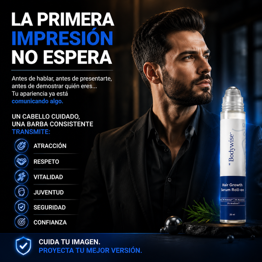 Serum BodyWise® - Tratamiento para Crecimiento y AntiCaída Capilar Masculino