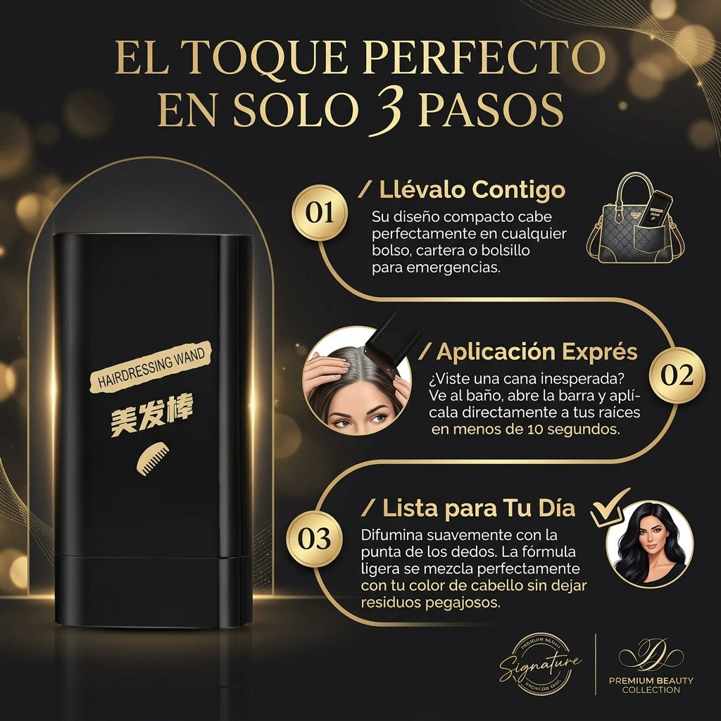 Magic Cover Cubre Canas Instantáneo: Barra Correctora de Zonas Específicas para disimular canas